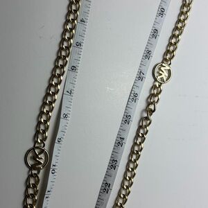 Gold Chain belt by Michael Kors